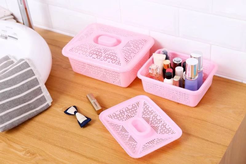 Storage boxes, home storage boxes, plastic storage boxes, lace storage boxes, cosmetic storage boxes Application Scenario