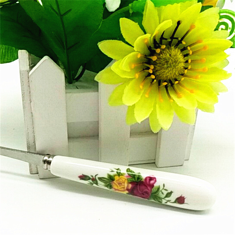 Sunshine Department Store's premium bagged large spoon, Korean-style ceramic handle thickened stainless steel rice spoon, long-handled spoon details Picture
