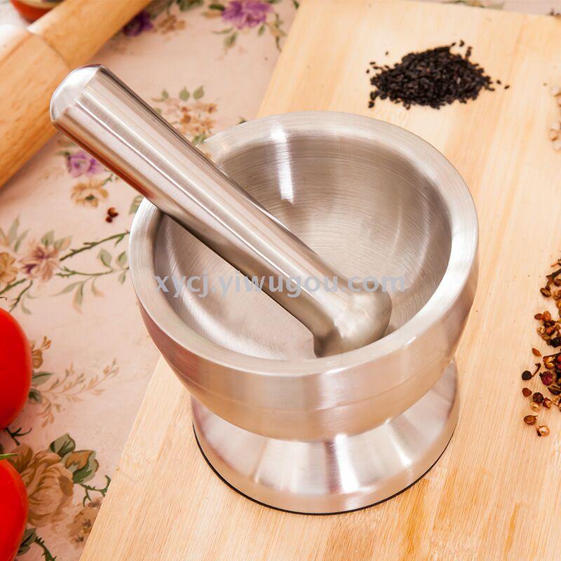 Export to Germany large stainless steel medicine cups, garlic tampers, medicine cups, food grinders and pestle grinders details Picture