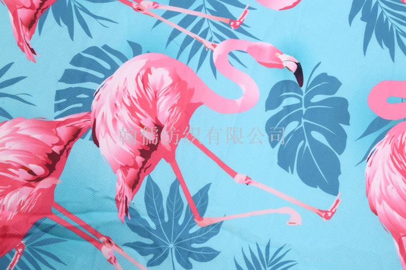 Seaside printed flamingo beach towel, super light round beach mat, seaside beach shawl details Picture