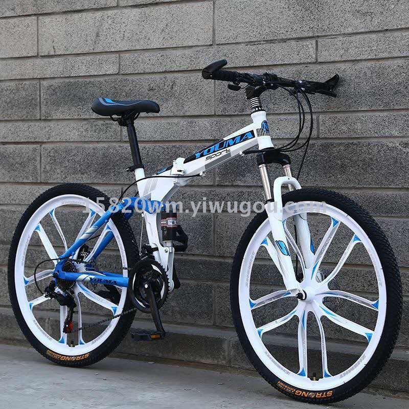 26寸山地车 10刀轮 自行车 一体轮自行车  bicycle accessory
