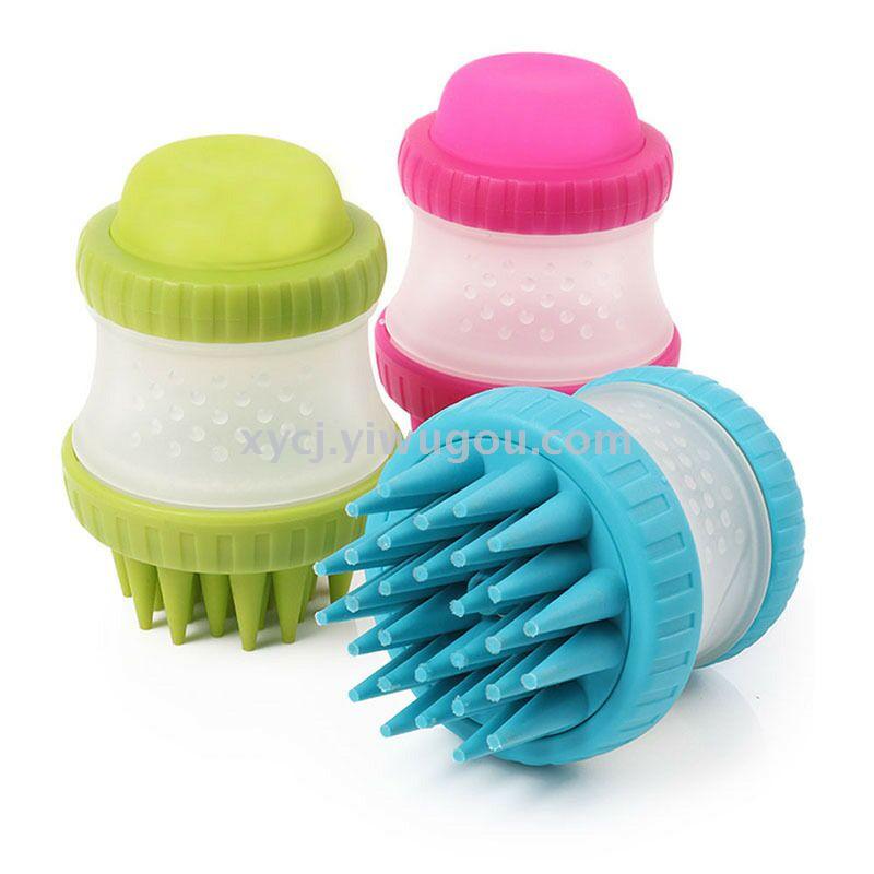 Pet foot wash cup, pet bath magic tool, bath cleaning, beauty massage, comb brush, dog bath and bathing brush Application Scenario