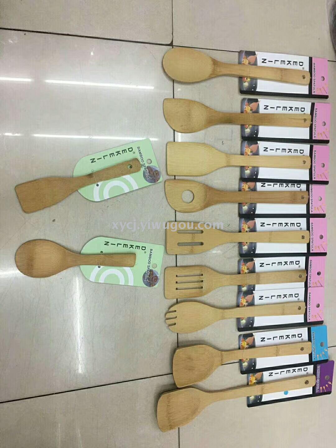Wooden handle spatula rice spoon Long rice spoon Soup spoon Wooden products bamboo products bamboo rice spatula