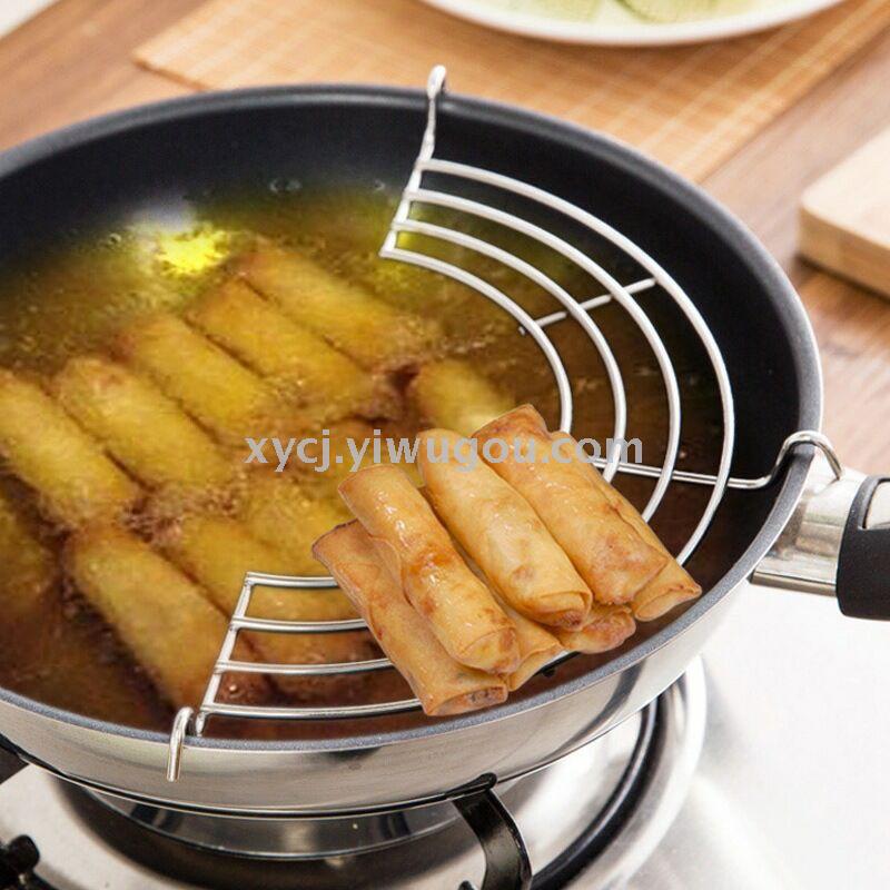 日式天妇罗油炸锅家用小炸锅含滤油架电磁炉锅