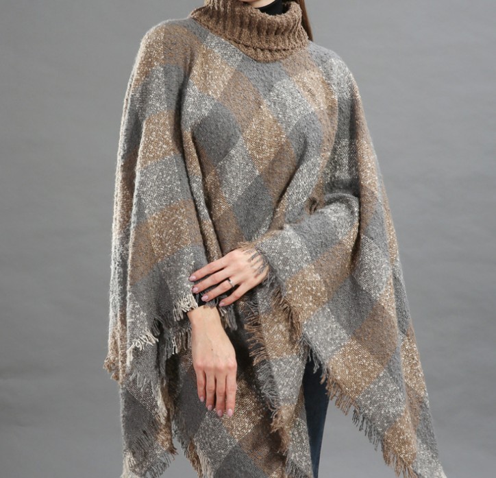 On AliExpress and ebay, large-sized European and American tops are in vogue for winter. Loose capes and shawls are popular Specification image