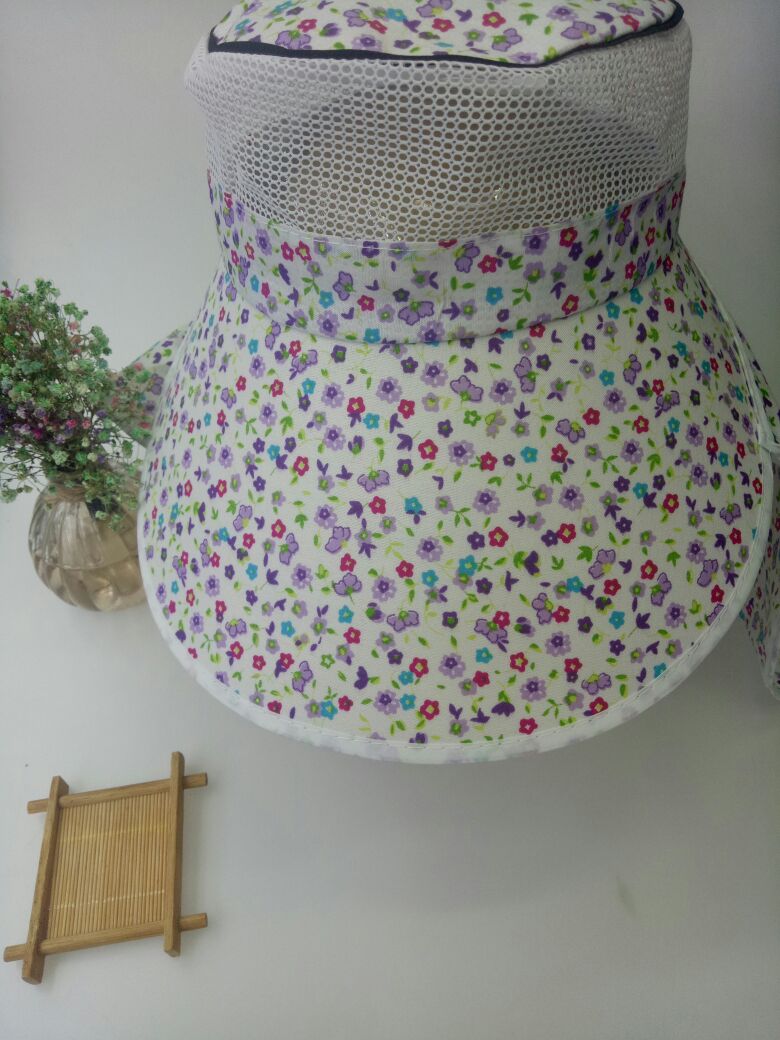 Summer women's sun hats, wide-brimmed hats, outdoor sun protection and face covering hats, tea-picking hats, cycling and electric bike sun hats, other classifications details Picture