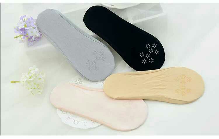 New invisible lace boat socks for women, spring and summer thin silicone anti-slip breathable shallow opening versatile socks, other categories 8010 details Picture