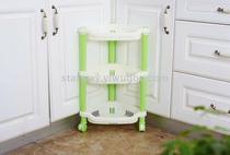 Storage rack Bathroom items storage rack Wheeled storage triangular multi-purpose rack
