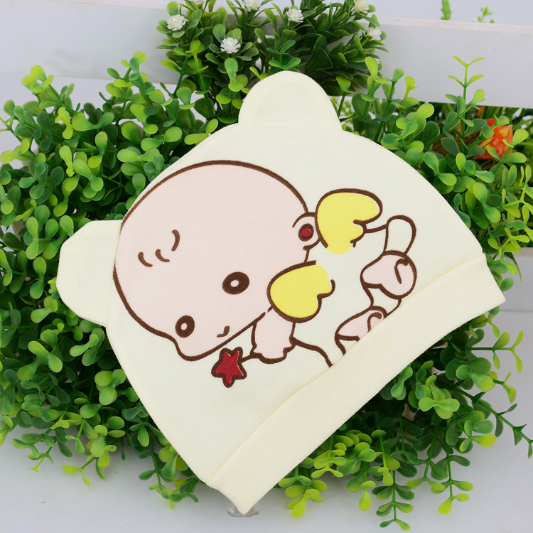 Newborn single-layer fetal caps, infant and toddler postpartum caps, baby windproof caps, mother and baby products Application Scenario