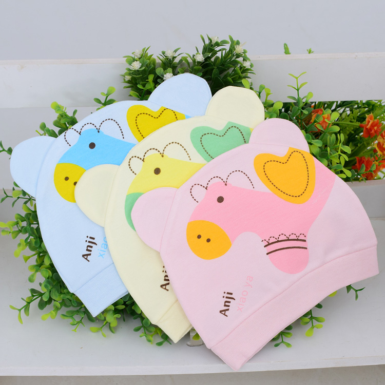 Spring new cotton cloth hats, princess, mom, baby, children's hats, sleeping cotton cloth hats, baby knitted hats