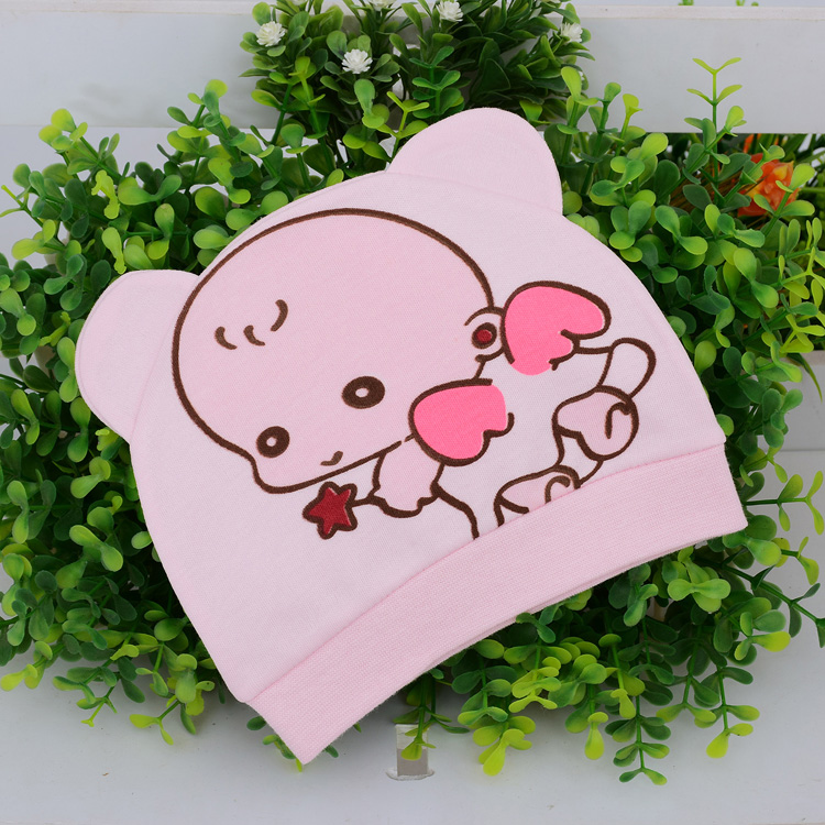 Newborn single-layer fetal caps, infant and toddler postpartum caps, baby windproof caps, mother and baby products Specification image