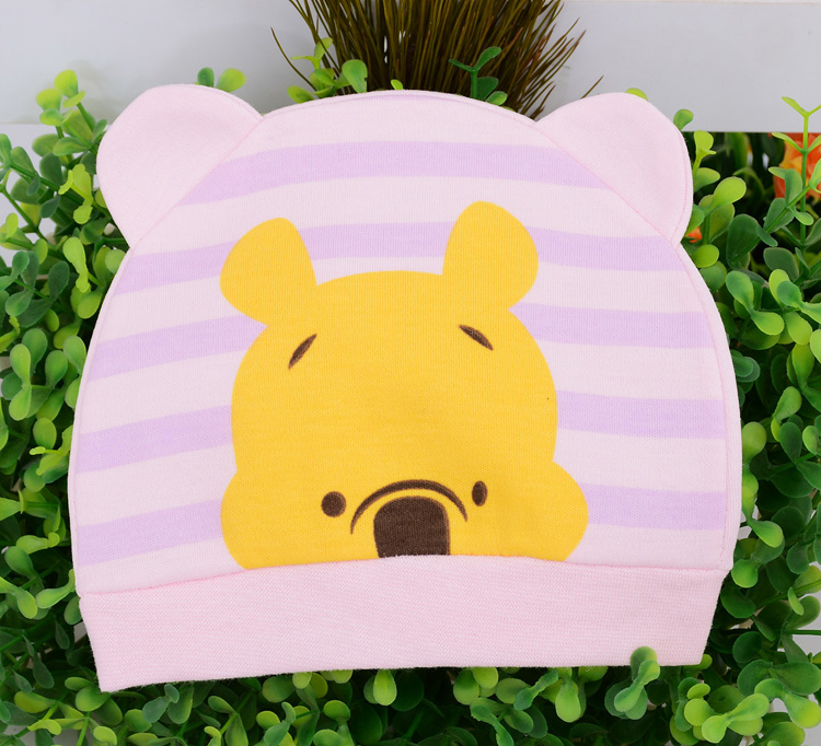 Wholesale single-layer newborn caps, infant and toddler caps, baby caps and baby head protection caps details Picture
