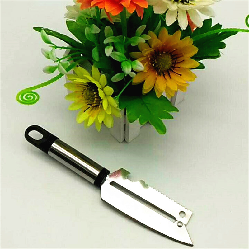 Sunshine Department Store Kitchen Multi-functional bagged stainless steel peeler, fruit and vegetable peeler, melon peeler details Picture