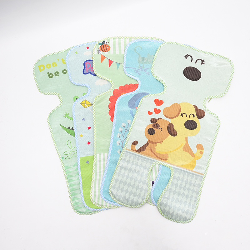 新款婴儿推车凉席 夏季坐垫睡篮宝宝儿童伞车冰丝推车席