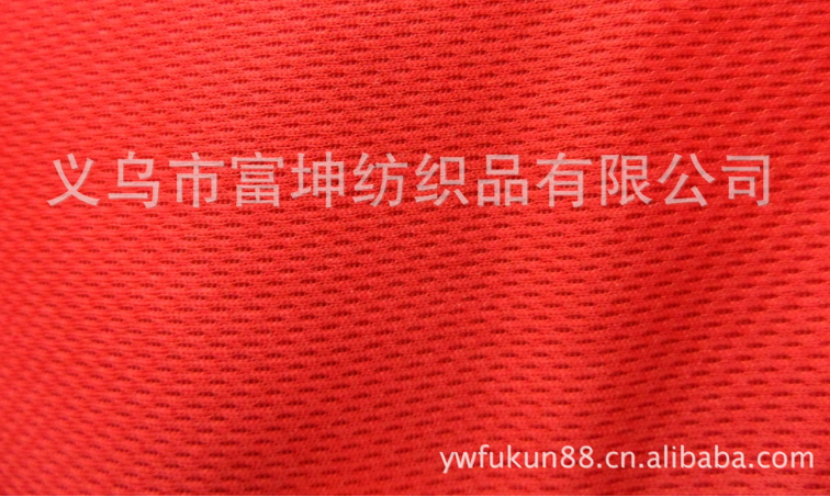 Bird's eye fabric polyester 160 hollowed-out embroidery spring and summer stock, sweat-absorbing and breathable Specification image
