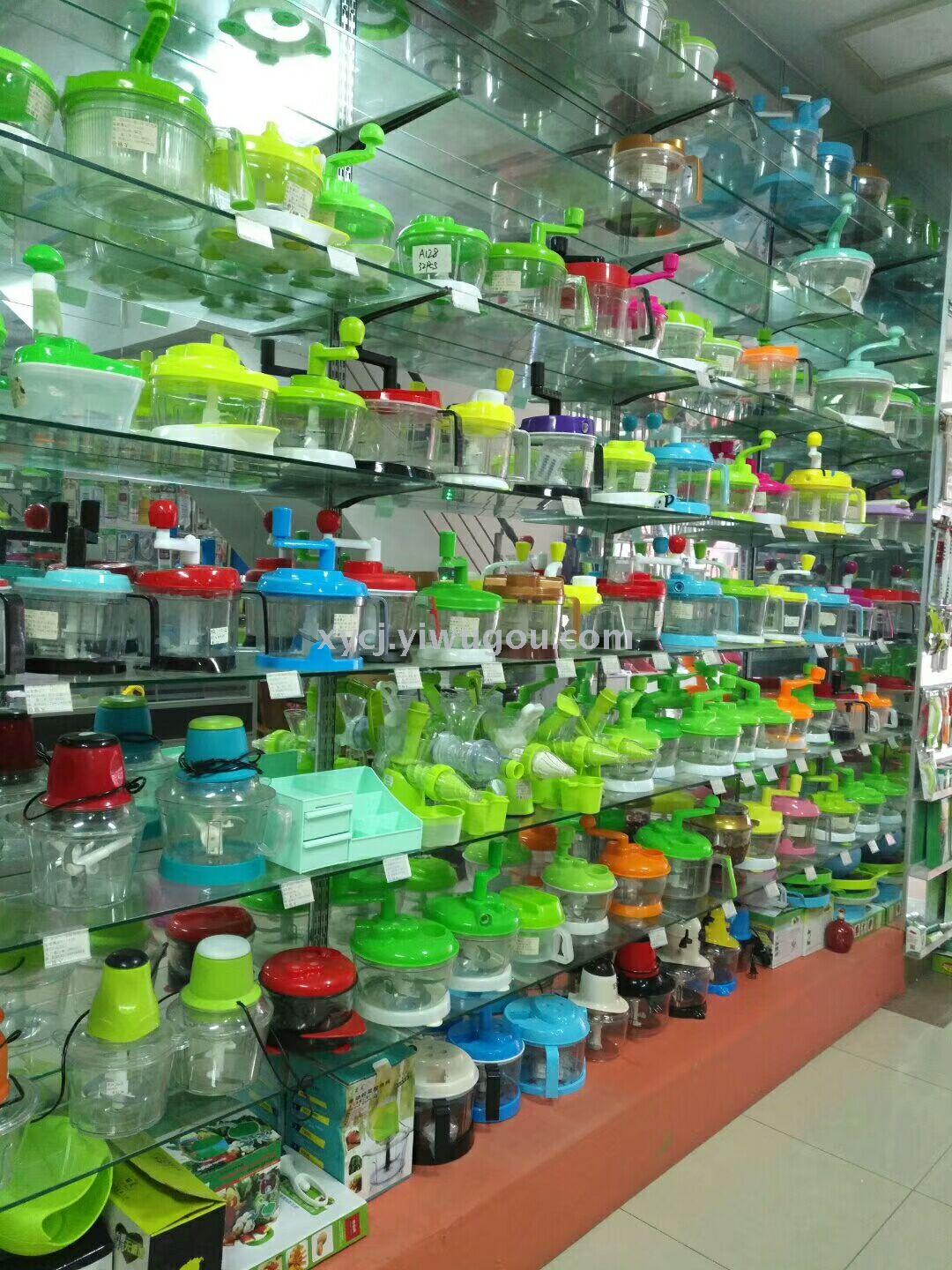 Vegetable slicers, food processors and stirrers are selling well at street stalls