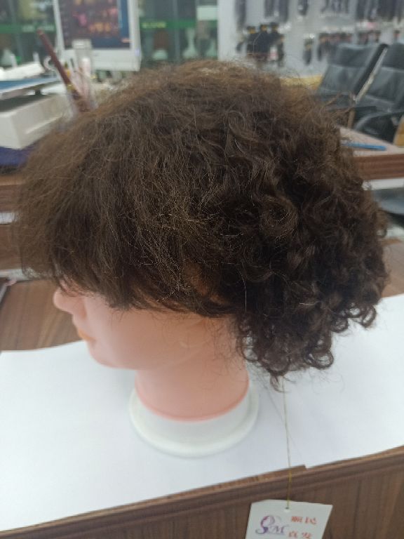 A human hair mask
Headgear human hair