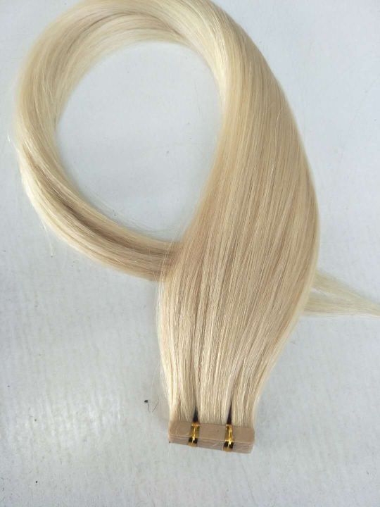 PU hair extension nail hair extension details Picture