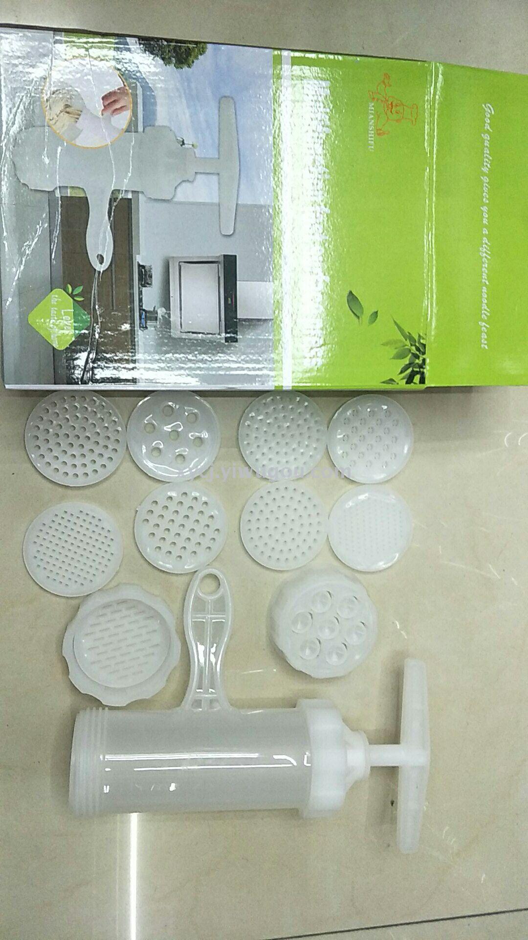 Manual plastic noodle machine