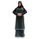 穆斯林女装黑袍混色带花边双层长裙厂家现货一件可发图