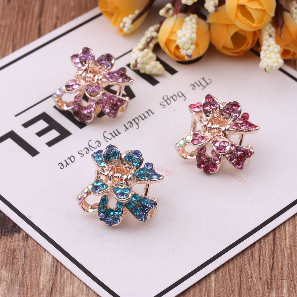Accesorios para el cabello korea trompeta grip clip franja clip para el cabello adulto versátil clip elegante 10 yuan accesorios boutique fuente Specification image