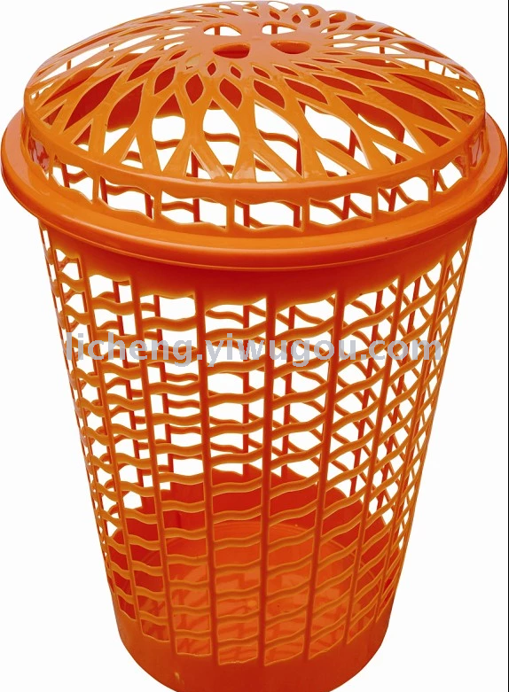 Plastic laundry basket laundry basket storage Plastic laundry basket dustproof laundry storage basket