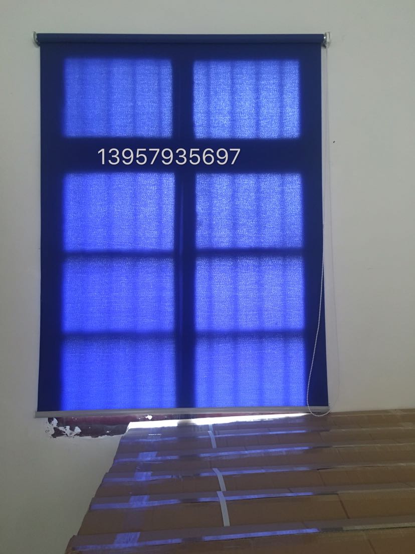 热卖办公工厂车间防紫外线单色遮光卷帘窗帘厂家ROLLER BLINDS