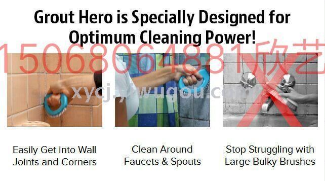 Grout Hero cepillo de costura de pared cepillo de cocina cepillo de piso cepillo de hueco pack 3 details Picture