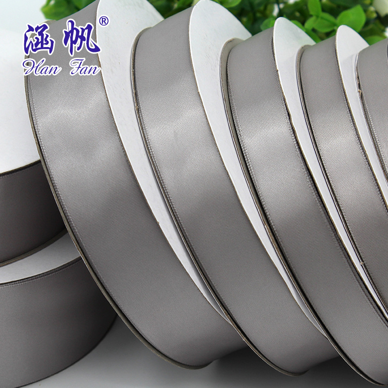 6mm-50mm grey ribbon high-density polyester ribbon wedding decoration DIY packaging ribbon factory direct sales Application Scenario