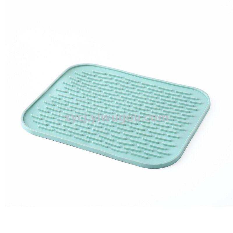 New TPR material table mat, plain blue table mat, pot mat, anti-slip solid color multi-functional heat insulation pad Application Scenario