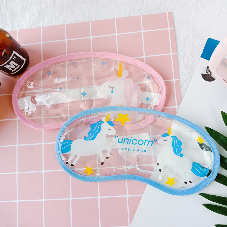 Cute and unique transparent ice compress eye mask Cartoon fruit sleeping cold compress eye mask details Picture