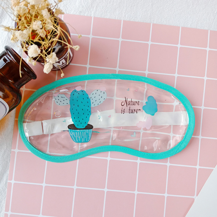 Cute and unique transparent ice compress eye mask Cartoon fruit sleeping cold compress eye mask Application Scenario