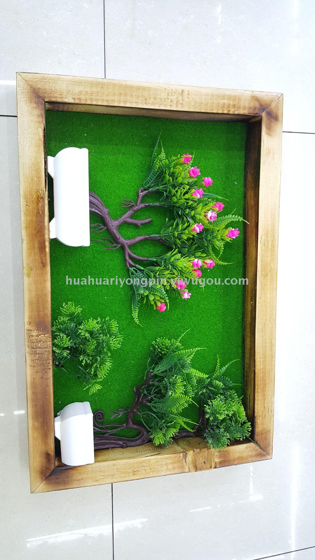 Photo frame decoration wall imitation flower wall hanging flower decoration flower fake bonsai office