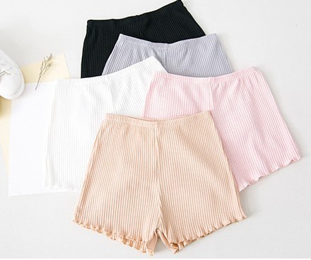 Safety pants: Leak-proof, female, threaded pure cotton outer wear, large-sized student insurance, inner wear leggings