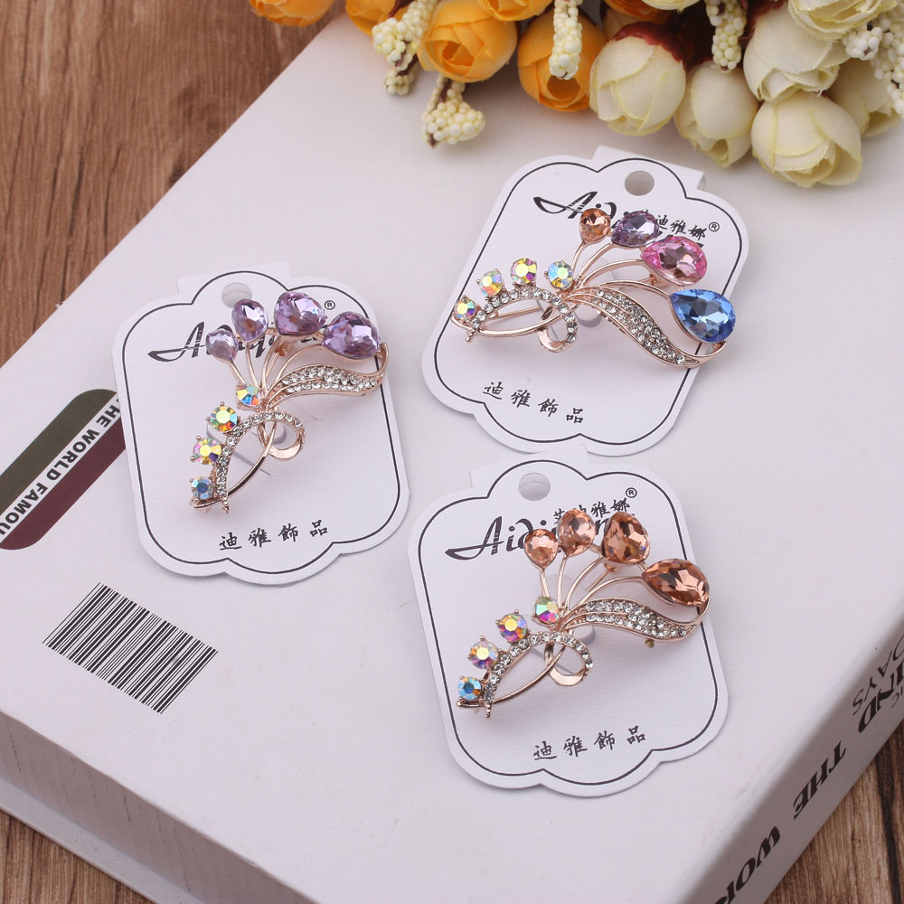 10-yuan jewelry brooch, boutonniere, simple pin, women's luxurious Korean coat, overcoat, fashionable cardigan accessories