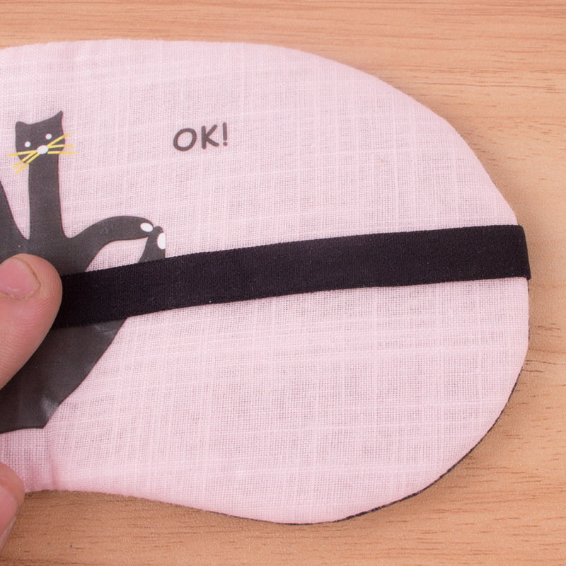 Customized wholesale of light-blocking, breathable sleep eye masks, game ice packs and eye masks Specification image
