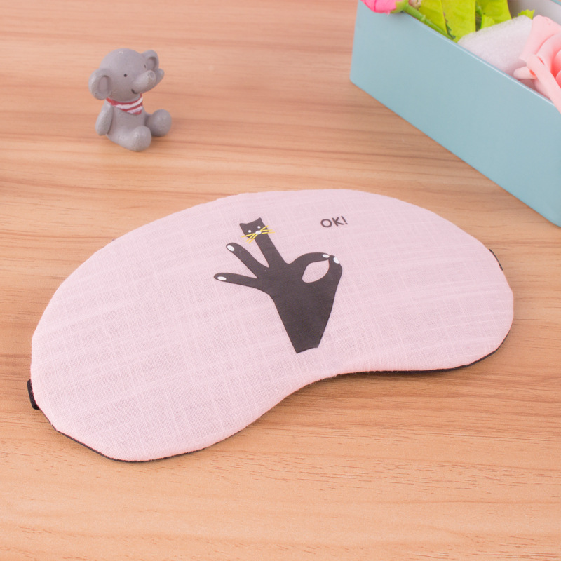 Customized wholesale of light-blocking, breathable sleep eye masks, game ice packs and eye masks details Picture