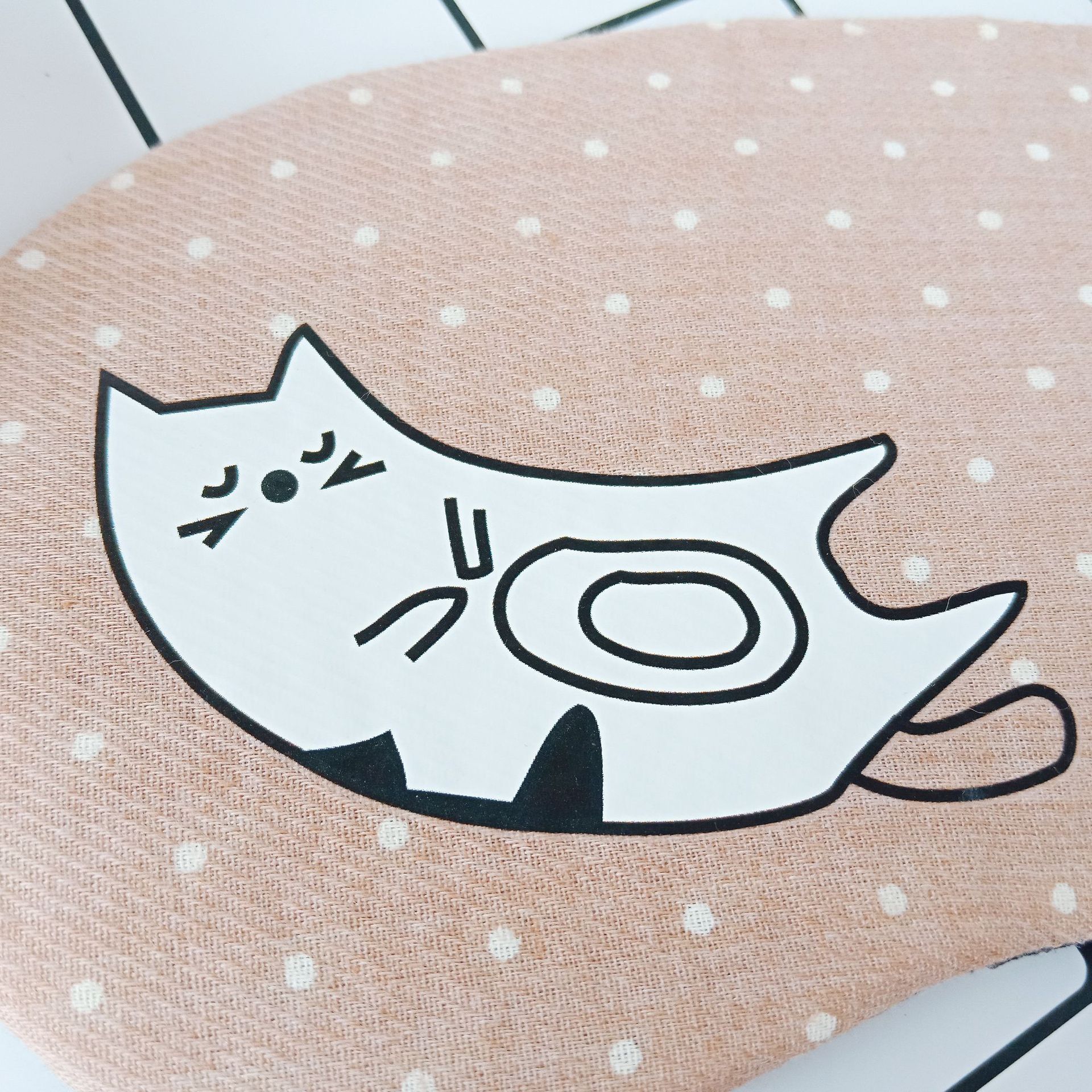 Summer cute cartoon sleep eye mask, cold and hot compress, cotton and linen breathable cat eye mask, Douyin style Application Scenario