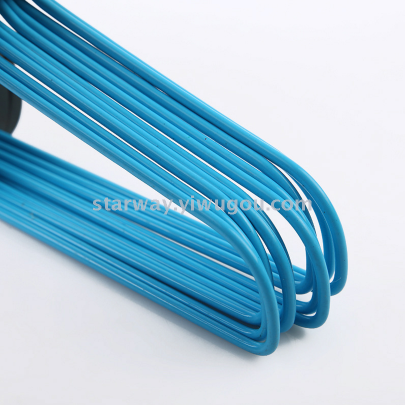 Clothes hangers, drying hangers, wire hangers, plastic-coated hangers, steel wire hangers 0622 details Picture