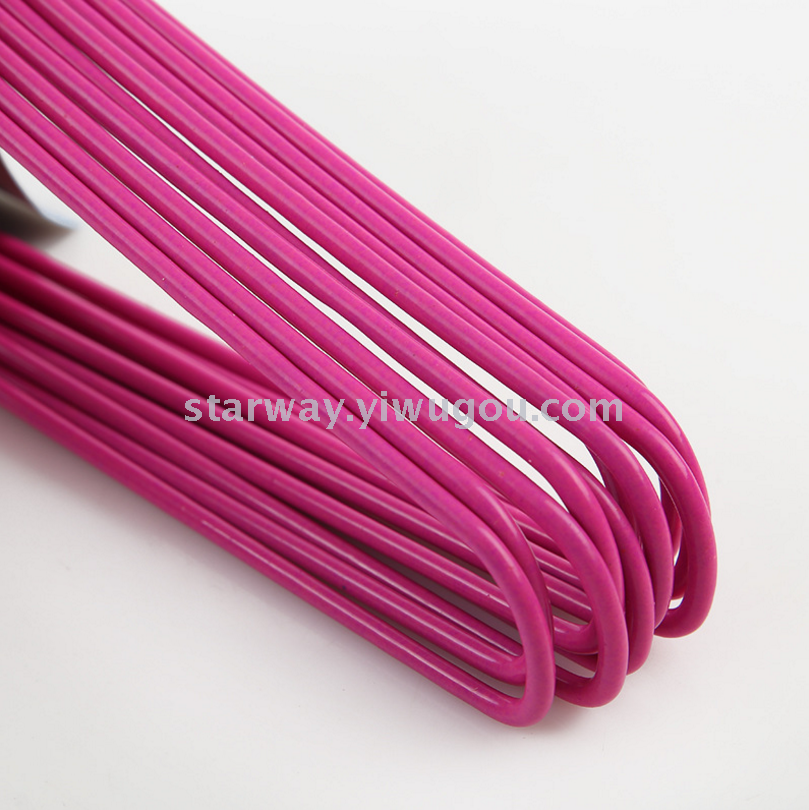 Clothes hangers, drying hangers, wire hangers, plastic-coated hangers, steel wire hangers 0622 Specification image