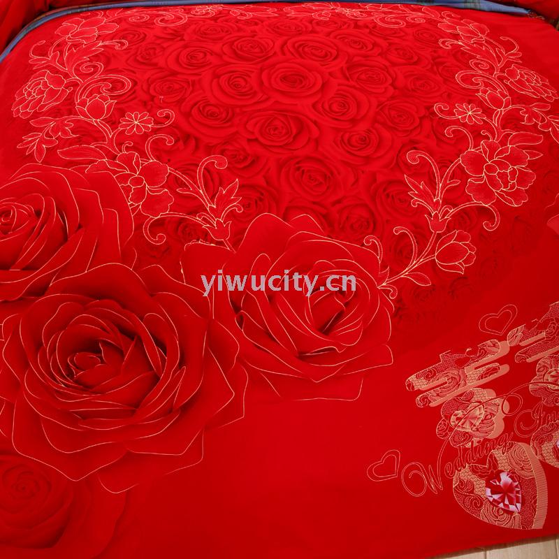 The 2022 new wedding all-cotton matte four-piece set series added 7 new styles in May - "Heavenly Gift of Good Match" Application Scenario