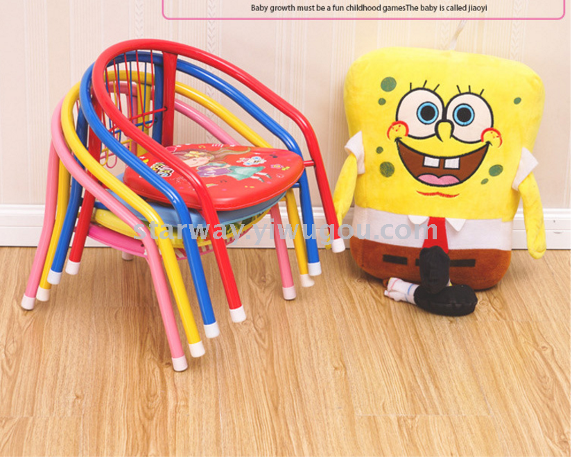 宝宝椅 儿童塑料靠背椅 卡通印花叫叫椅 电动车宝宝椅 