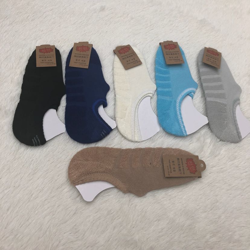 Cotton export men's socks, retro ethnic style thickened towel socks, short socks, invisible socks, cotton socks, sports socks, Douyin socks