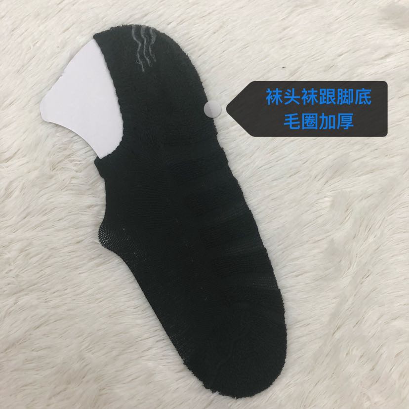 Cotton export men's socks, retro ethnic style thickened towel socks, short socks, invisible socks, cotton socks, sports socks, Douyin socks Specification image