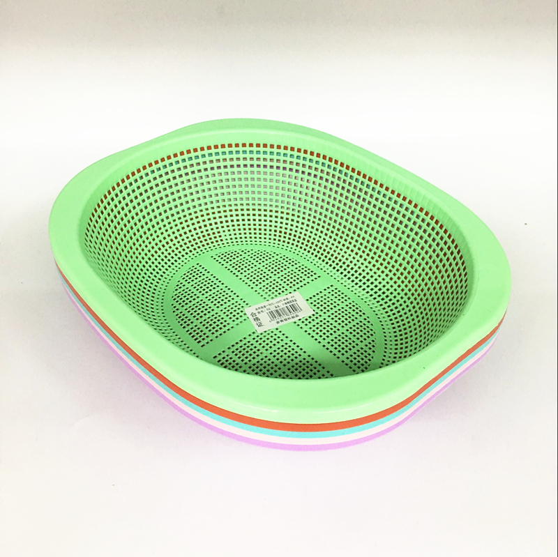 阳光百货 六角椭圆菜篮 沥水洗菜篮水果篮 创意沥水篮