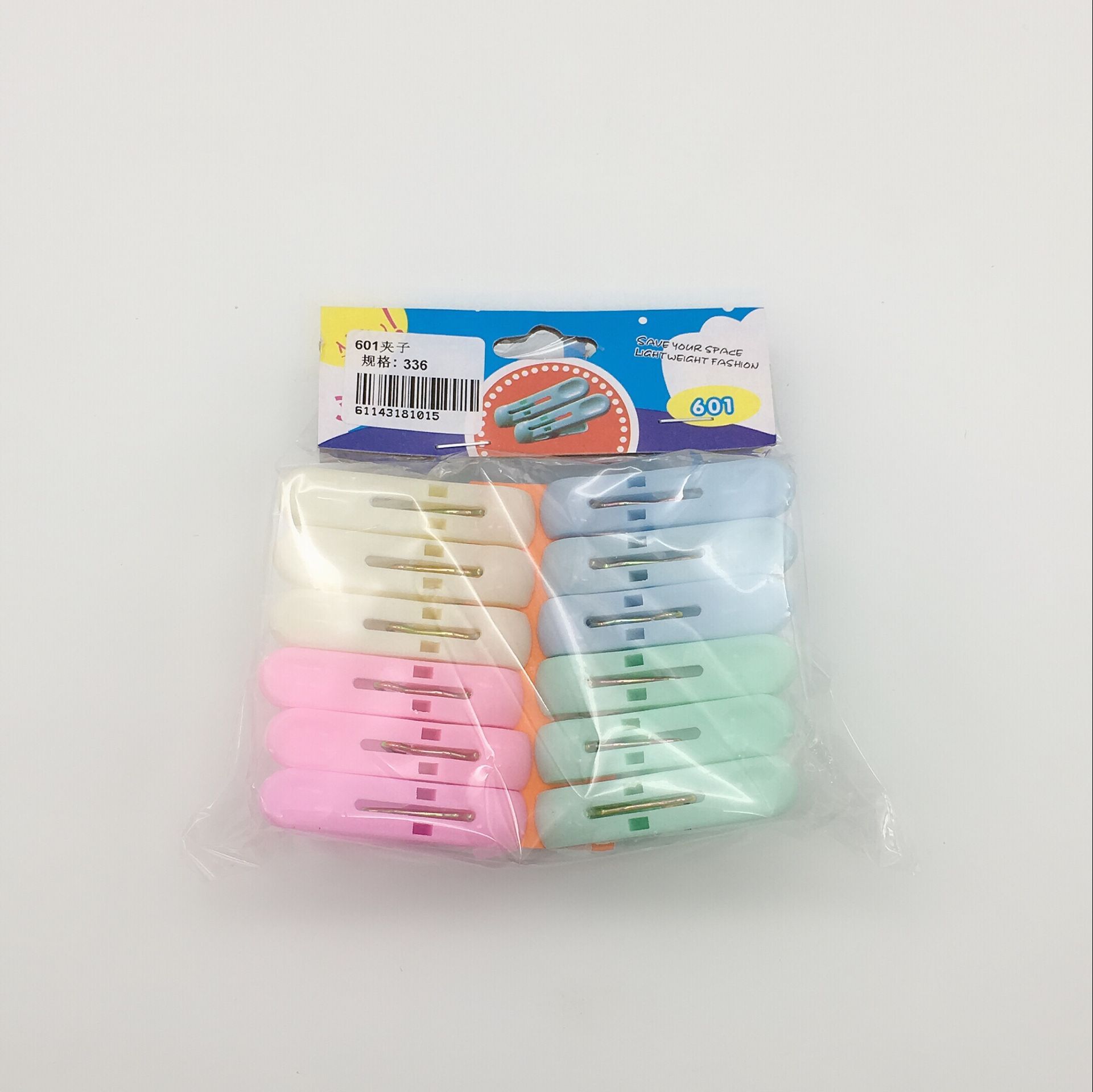 Sunshine Department Store's 12 colorful plastic small clips for clothes and quilts drying, strong windproof clips