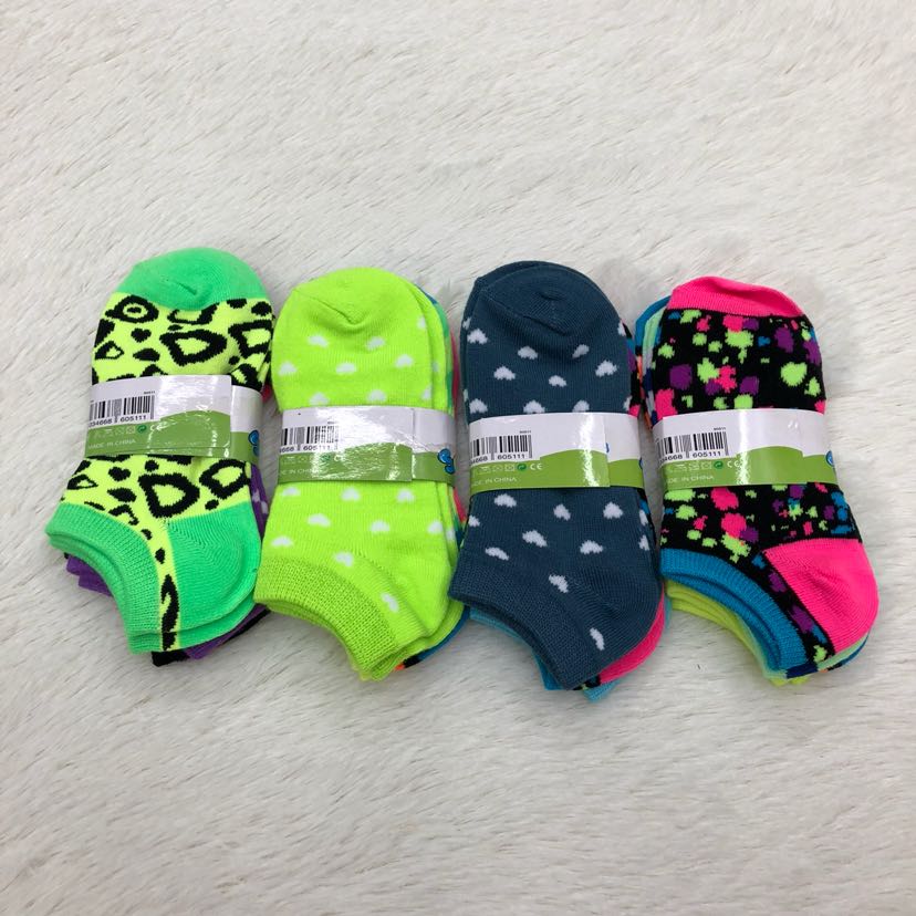 Girls' boat socks, short socks, student socks, invisible socks, shallow socks, foreign trade socks, summer sports socks for children aged 6-8 details Picture