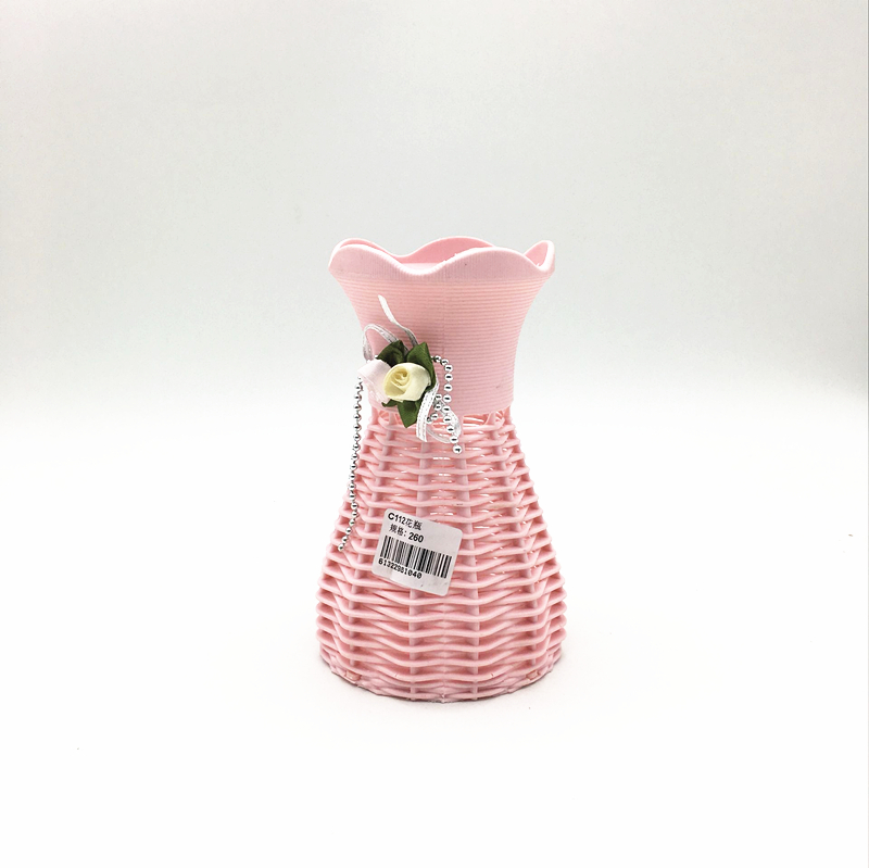 Sunshine Department Store plastic woven vases, dried flowers, fresh flowers, home decoration flower vases, decorative bottles details Picture