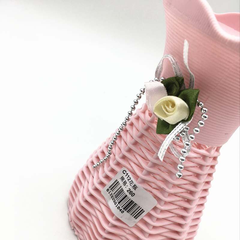 Sunshine Department Store plastic woven vases, dried flowers, fresh flowers, home decoration flower vases, decorative bottles Specification image