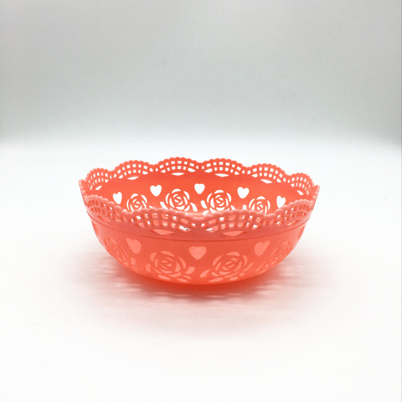 Sunshine Department Store plastic lace fruit baskets, household water fruit baskets, vegetable baskets, kitchen and living room storage baskets Specification image